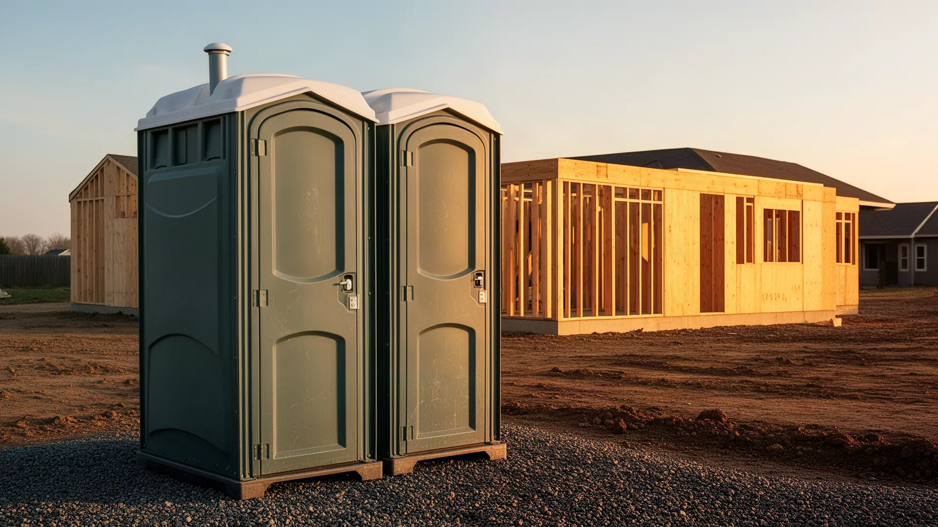 Clean porta potty unit from Isaac & Sons Portable Toilet Rental in Berkeley, CA